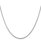 Leslie's 14K White Gold 1.2mm Box Chain - Image 2