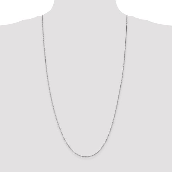 Leslie's 14K White Gold 1.2mm Box Chain - Image 4