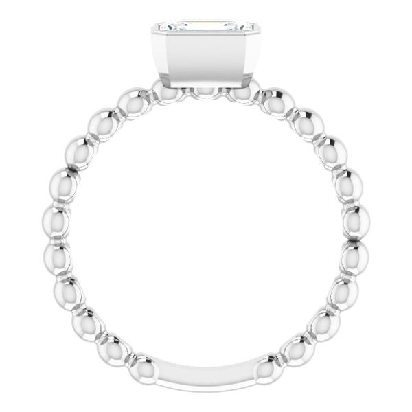 Family Beaded Stackable Ring - Image 2