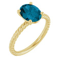 Rope Solitaire Ring