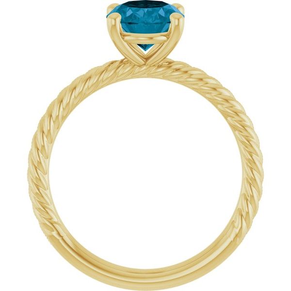 Rope Solitaire Ring - Image 2