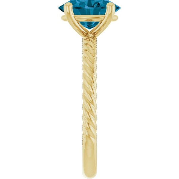 Rope Solitaire Ring - Image 4