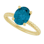 Rope Solitaire Ring - Image 5