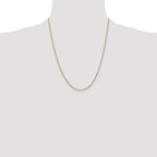 Leslie's 14K 1.4mm Round Cable Chain - Image 4