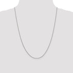 Leslie's 14K White Gold 1.4mm Round Cable Chain - Image 4
