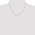 Leslie's 14K Rose Gold .7mm Box with Lobster Clasp Chain - Image 4