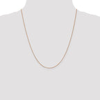 Leslie's 14K Rose Gold .7mm Box with Lobster Clasp Chain - Image 4