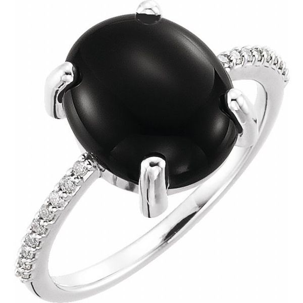 Accented Cabochon Ring