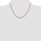 Leslie's 14K 2.4mm Semi-Solid D/C Round Box Chain - Image 4