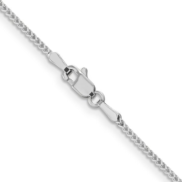 Leslie's 14K White Gold 1.1mm Franco Chain - Image 3