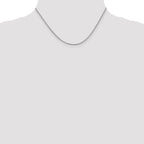 Leslie's 14K White Gold 1.1mm Franco Chain - Image 4