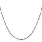 Leslie's 14K White Gold 1.1mm Franco Chain - Image 2