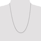 Leslie's 14K White Gold 1.1mm Franco Chain - Image 4