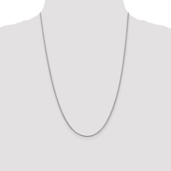 Leslie's 14K White Gold 1.1mm Franco Chain - Image 4