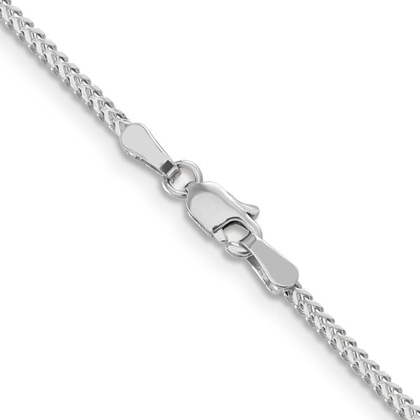 Leslie's 14K White Gold 1.25mm Franco Chain - Image 3