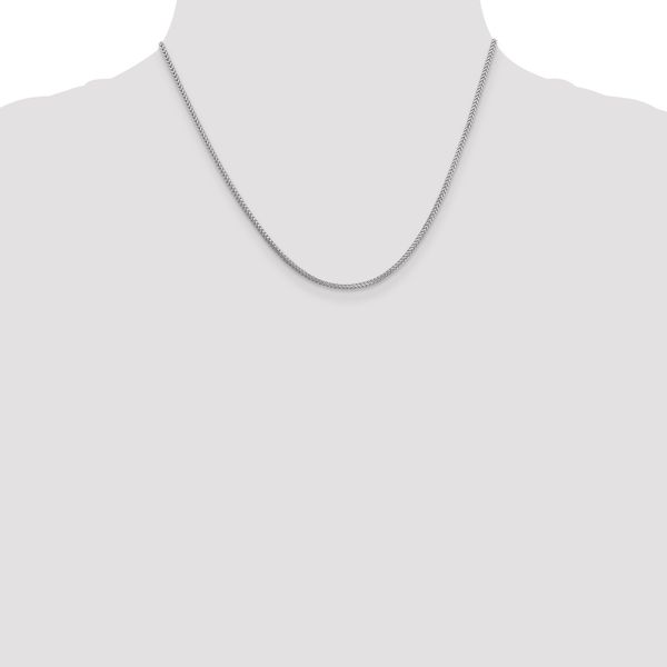 Leslie's 14K White Gold 1.25mm Franco Chain - Image 4