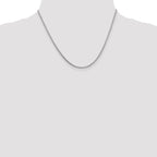 Leslie's 14K White Gold 1.25mm Franco Chain - Image 4