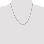 Leslie's 14K White Gold 1.25mm Franco Chain - Image 4