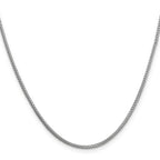 Leslie's 14K White Gold 1.25mm Franco Chain - Image 2