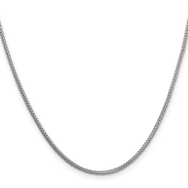 Leslie's 14K White Gold 1.25mm Franco Chain - Image 2