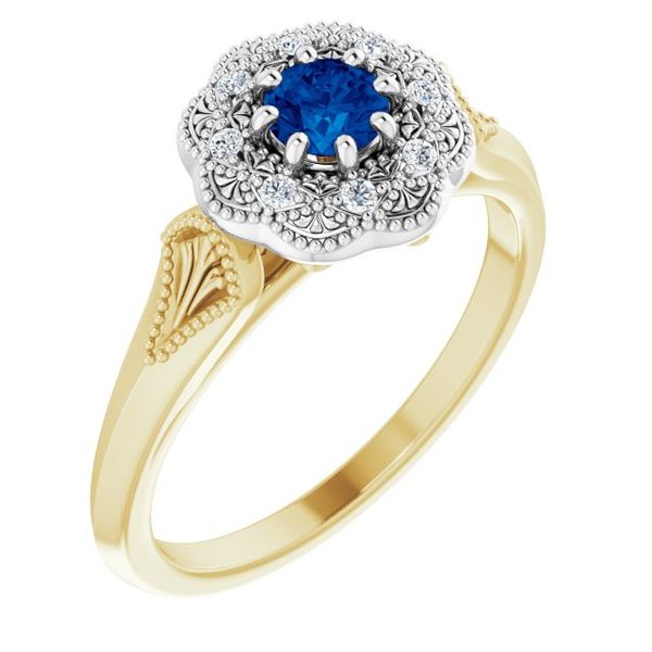 Vintage-Inspired Halo-Style Ring