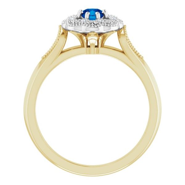Vintage-Inspired Halo-Style Ring - Image 2