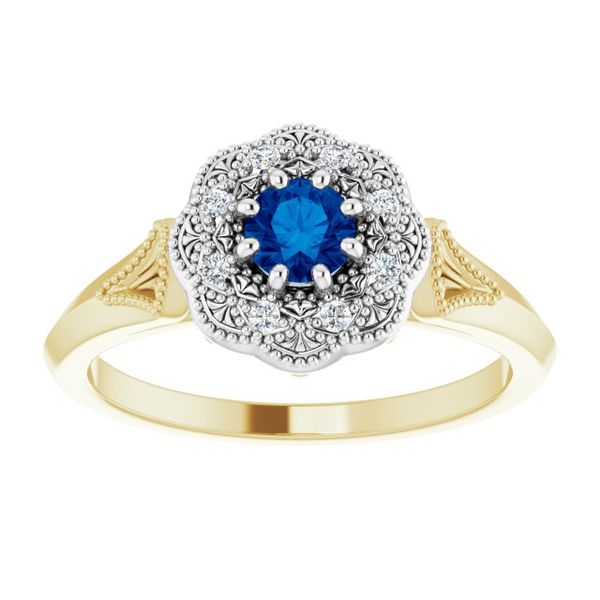 Vintage-Inspired Halo-Style Ring - Image 3