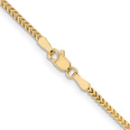 Leslie's 14K 1.5mm Franco Chain - Image 3