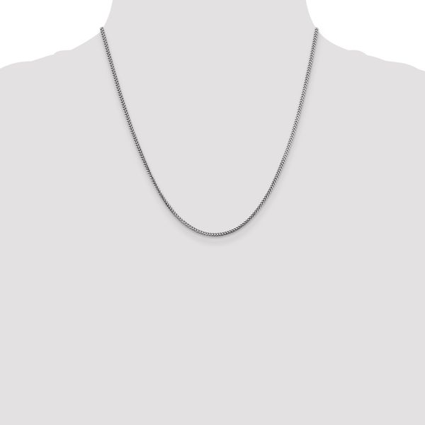 Leslie's 14K White Gold 1.5mm Franco Chain - Image 4