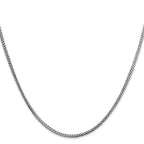 Leslie's 14K White Gold 1.5mm Franco Chain - Image 2