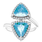 Two-Stone Halo-Style Ring - Image 3