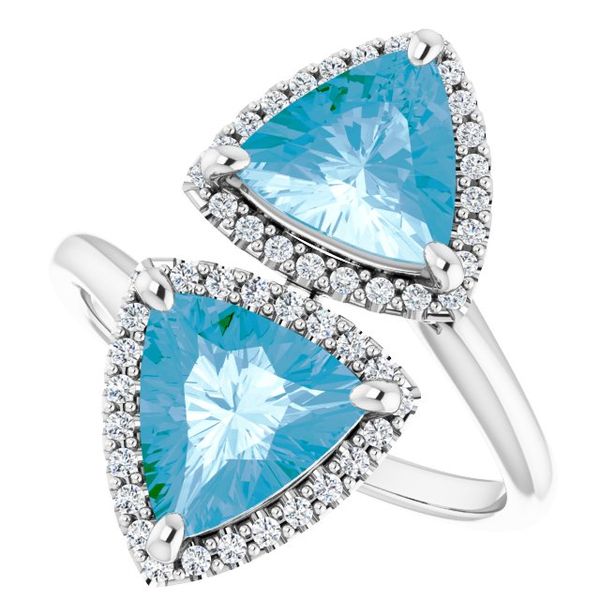 Two-Stone Halo-Style Ring - Image 5