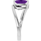 Solitaire Bypass Ring - Image 4