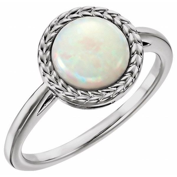 Bezel-Set Cabochon Ring