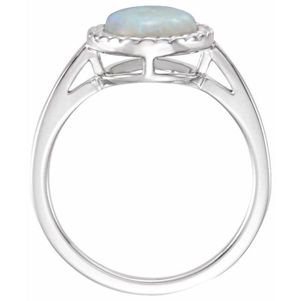 Bezel-Set Cabochon Ring - Image 2