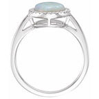 Bezel-Set Cabochon Ring - Image 2