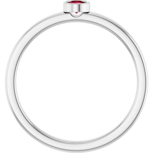 Bezel-Set Solitaire Ring - Image 2
