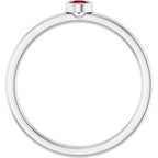 Bezel-Set Solitaire Ring - Image 2