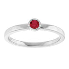 Bezel-Set Solitaire Ring - Image 3