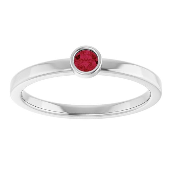 Bezel-Set Solitaire Ring - Image 3
