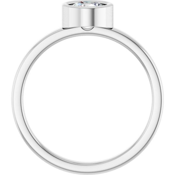 Bezel-Set Solitaire Ring - Image 2