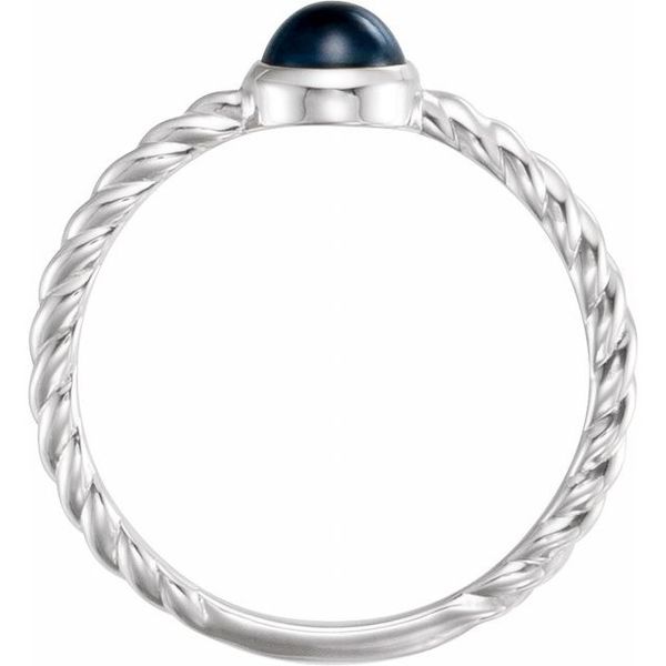 Bezel-Set Rope Ring - Image 2