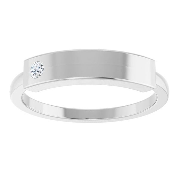 Engravable Stackable Family Signet Ring - Image 3