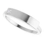 Engravable Stackable Family Signet Ring - Image 5