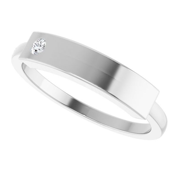 Engravable Stackable Family Signet Ring - Image 5