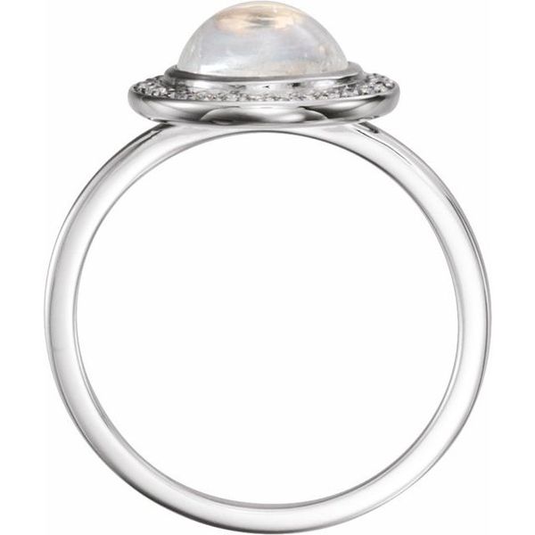 Halo-Style Cabochon Ring - Image 2