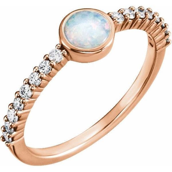 Accented Cabochon Ring