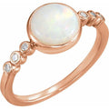 Bezel-Set Ring
