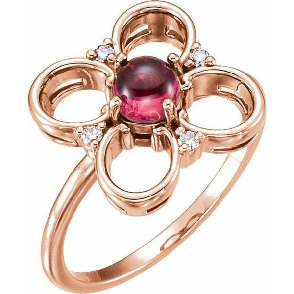 Clover Cabochon Ring