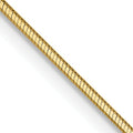 Leslie's 14K .8mm D/C Octagonal Snake Chain